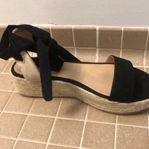 JustFab Shoes - Platform Espadrille Sandals JustFab Shoes - Platform Espadrille Sandals